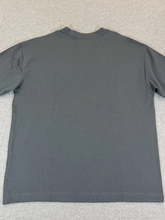 Reserved Supply Mens Oversize Fit T-Shirt Slate Blue Large Cotton Stretch NWT - Picture 10 of 12
